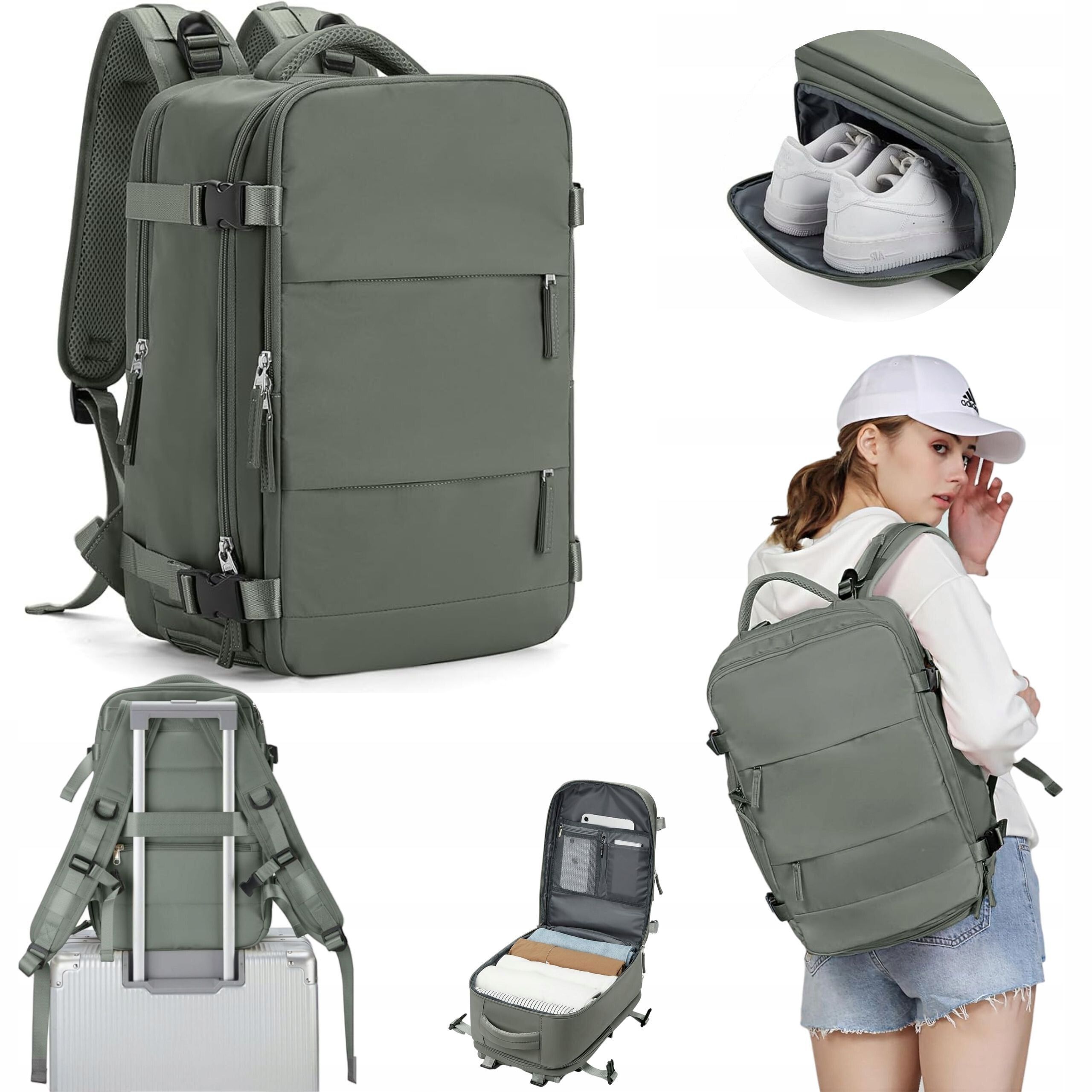 Torba Podróżna do Samolotu 40x20x25 Mały Bagaż Podręczny Wizzair Ryanair