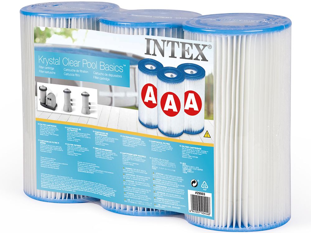 

3x Filtr A Wkład do Pompy Basenowej Intex 29003