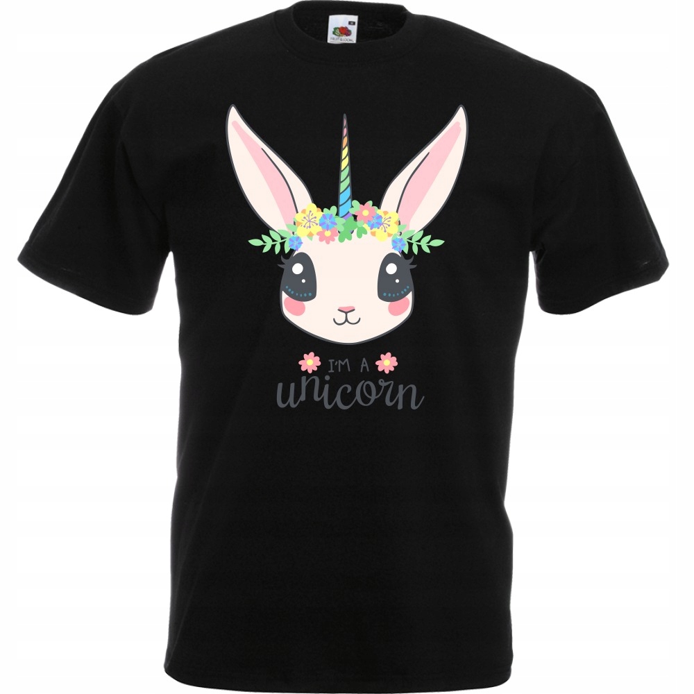 

Koszulka unicorn jestem jednorożcem XL czarna