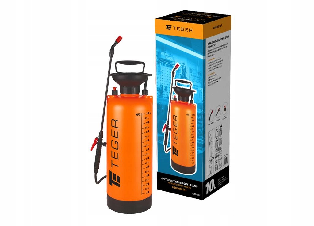 Opryskiwacz ciśnieniowy ręczny 10L Teger