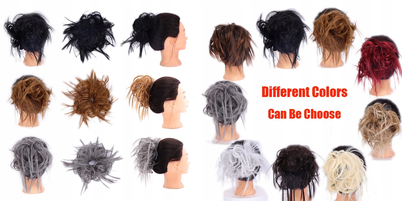 SZTUCZNY KOK GUMKA DO WŁOSÓW SZTUCZNE WŁOSY PERUKA Marka Inna marka