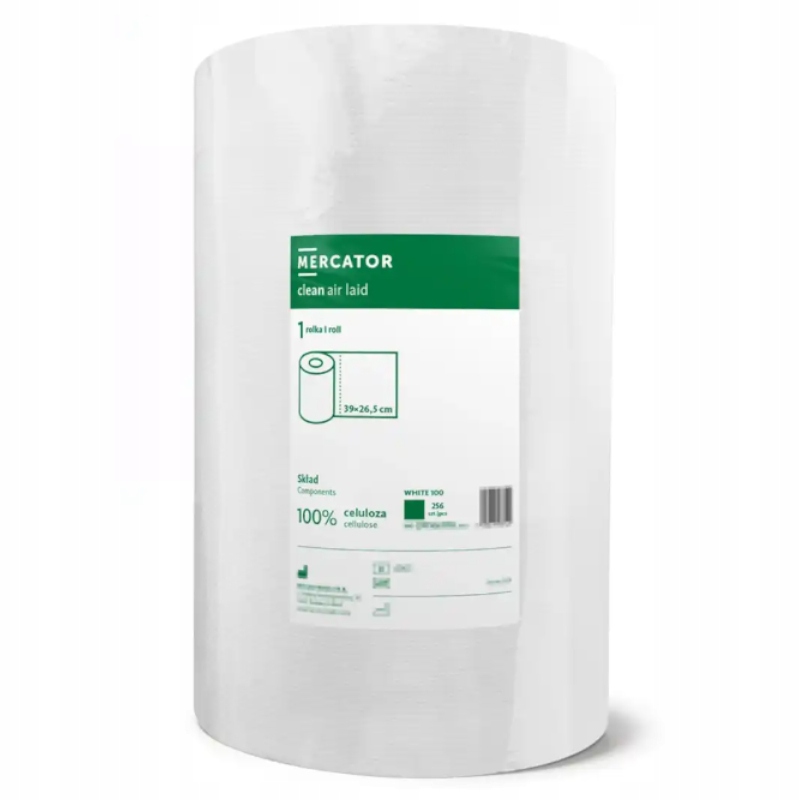 Levně Mercator Clean Air Laid Ručník v roli 100% celulóza čisticí utěrka 100 m