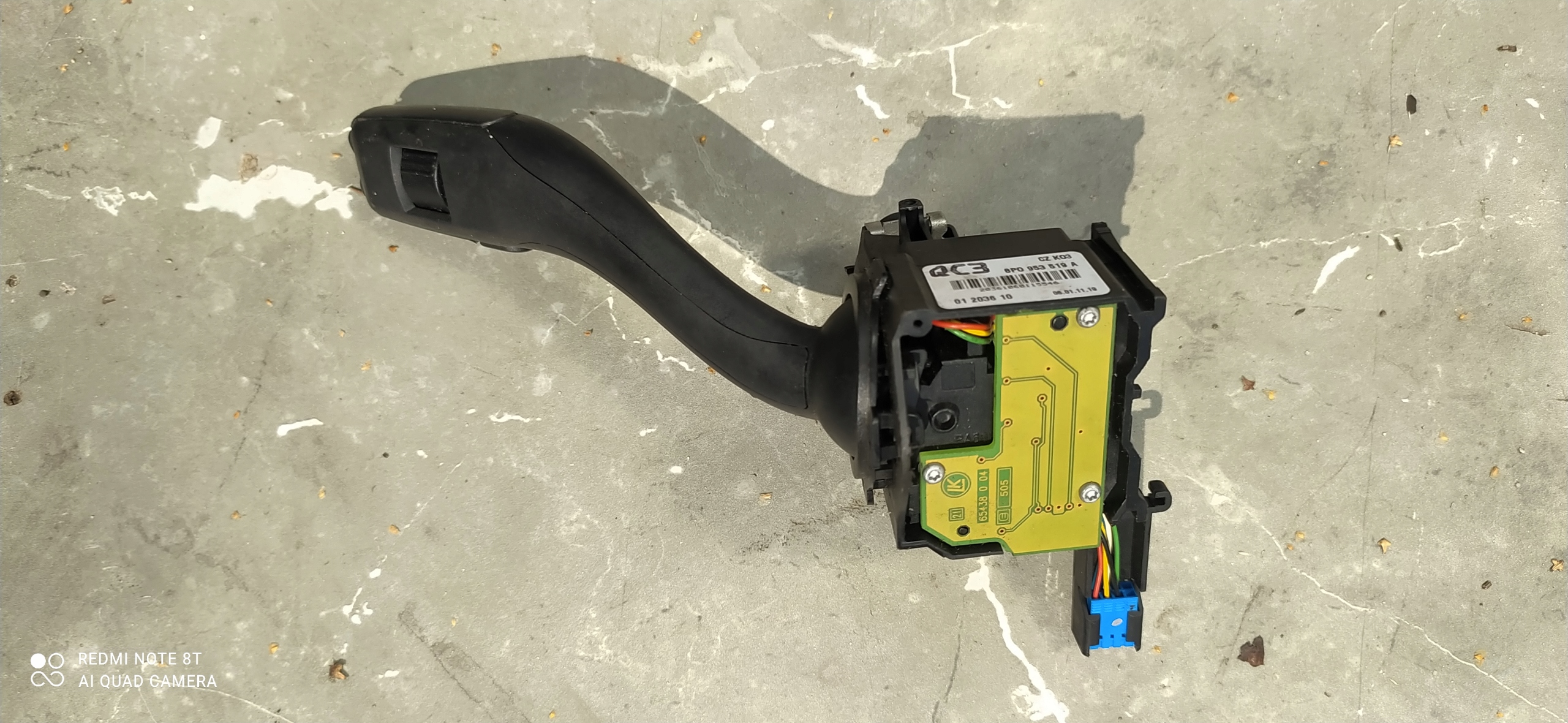 switch of indicators AUDI A3 8E0953513A MAN