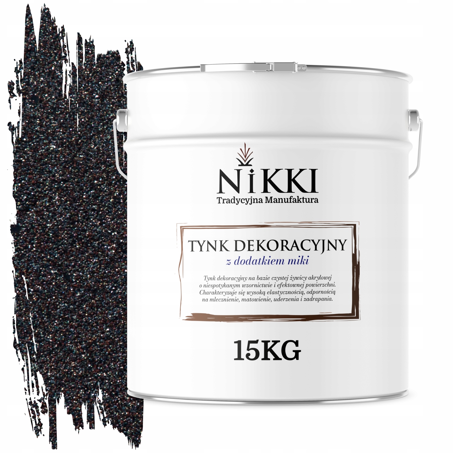 Mozaiková Omietka Jemnozrnná 15 Kg Tmavosivá S Hnedým Odtieňom Čierna Sľuda D922