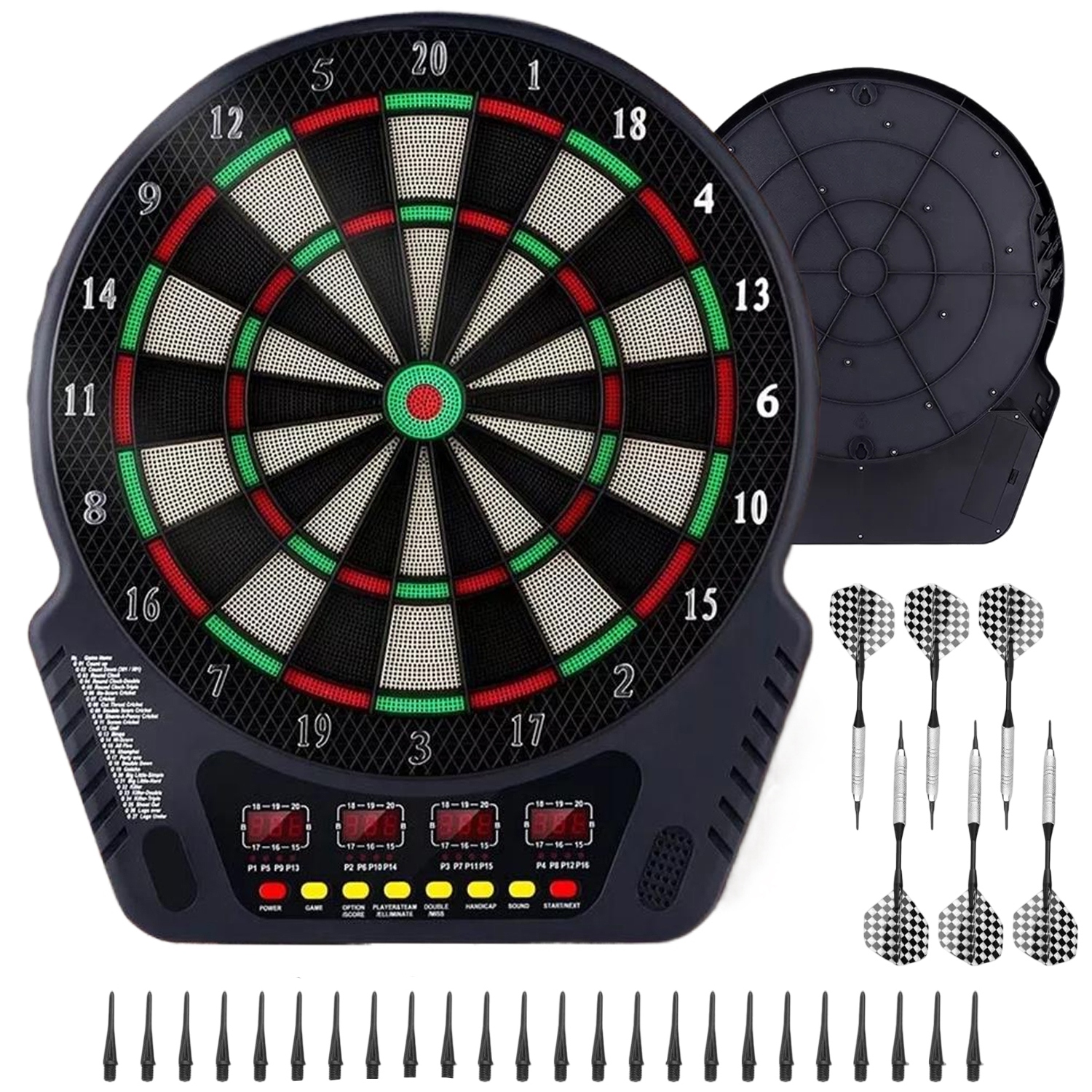 Tarcza Dart Elektroniczna Do Gry W Darta Rzutki Lotki Soft Tips