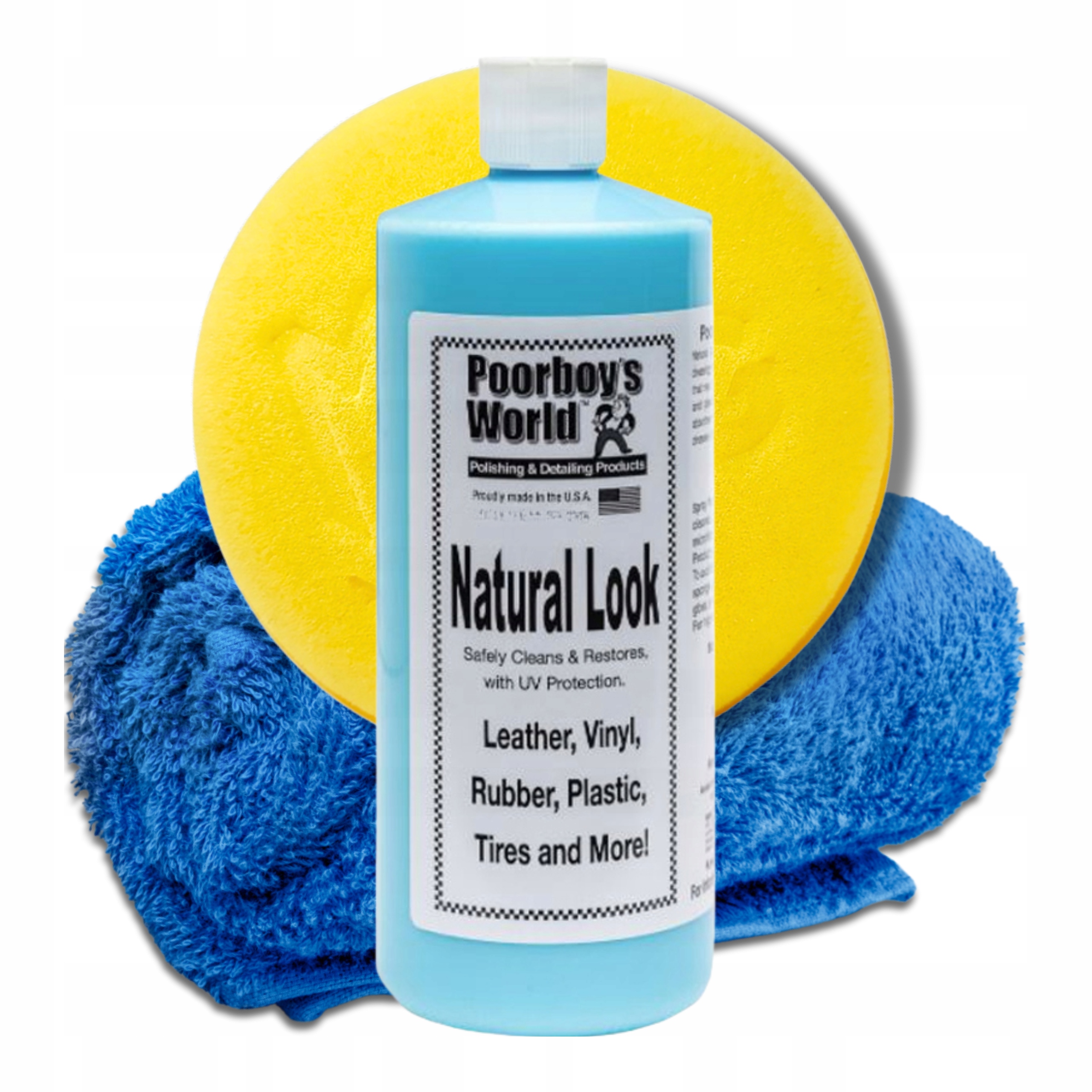 Poorboy's Natural Look do ochrony plastików we wnętrzu auta 946 ml