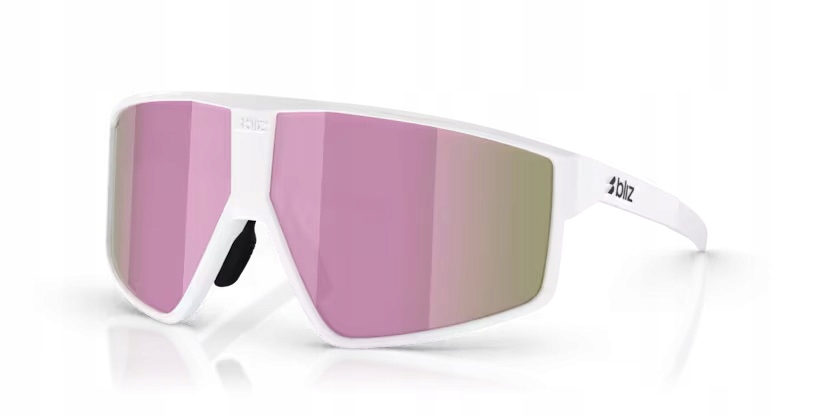 Brýle Bliz P002 Matte White/ Brown Mirror Pink L