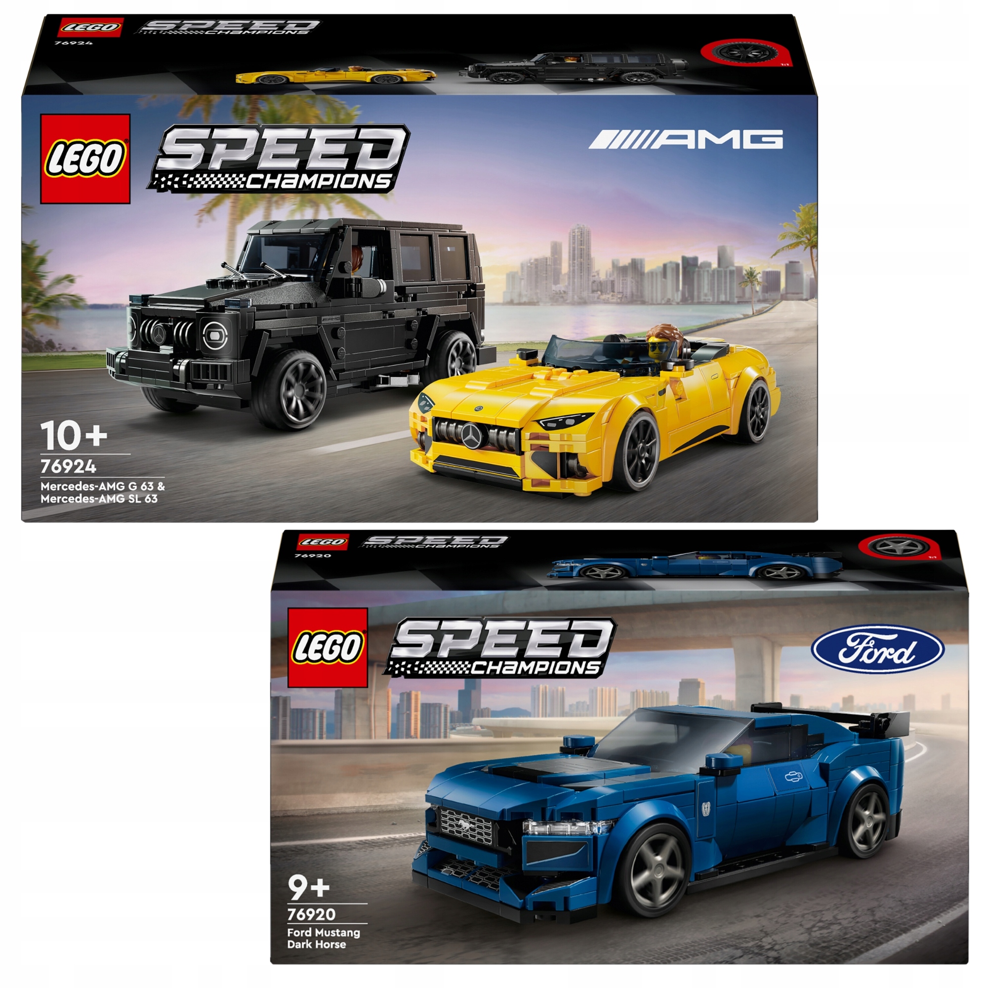 Lego Speed Champions 76924 Mercedes Amg G 63 76920 Ford Mustang Dark Horse
