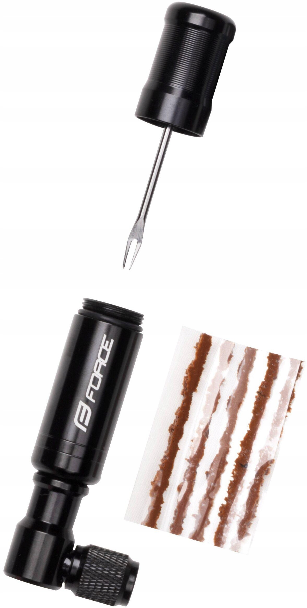 CO2 pumpa Force Puff 2.0 s opravnou sadou Tubeless Ready 2v1