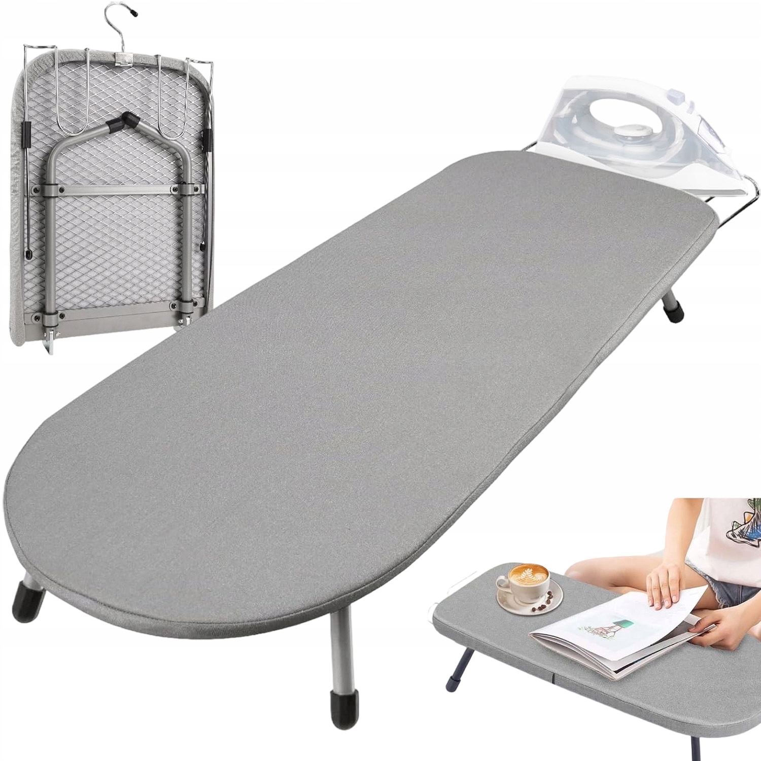 Levně Žehlicí Prkno 83x31 cm Skládací S Držákem Na Žehličku Standardní