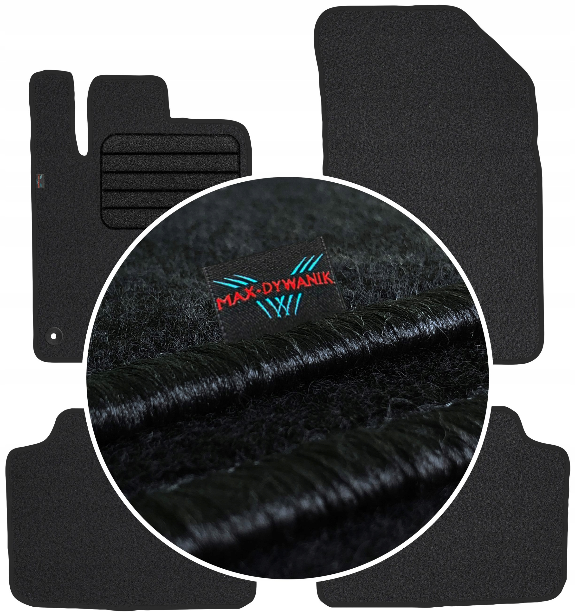 

Citroen C5 I 2001-2008 Wycieraczki welurowe