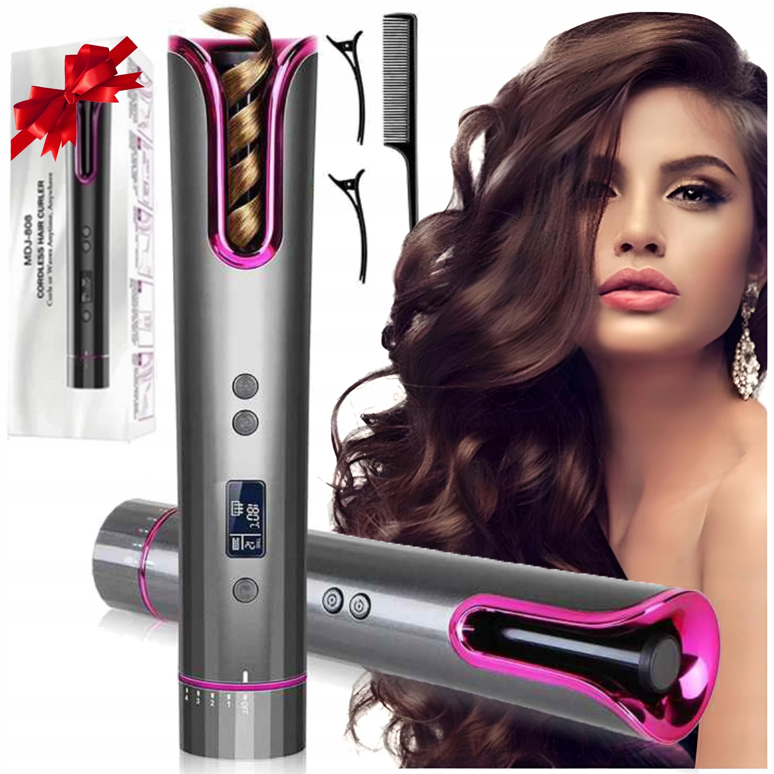 LOKÓWKA AUTOMATYCZNA DO WŁOSÓW FALOWNICA CERAMICZN