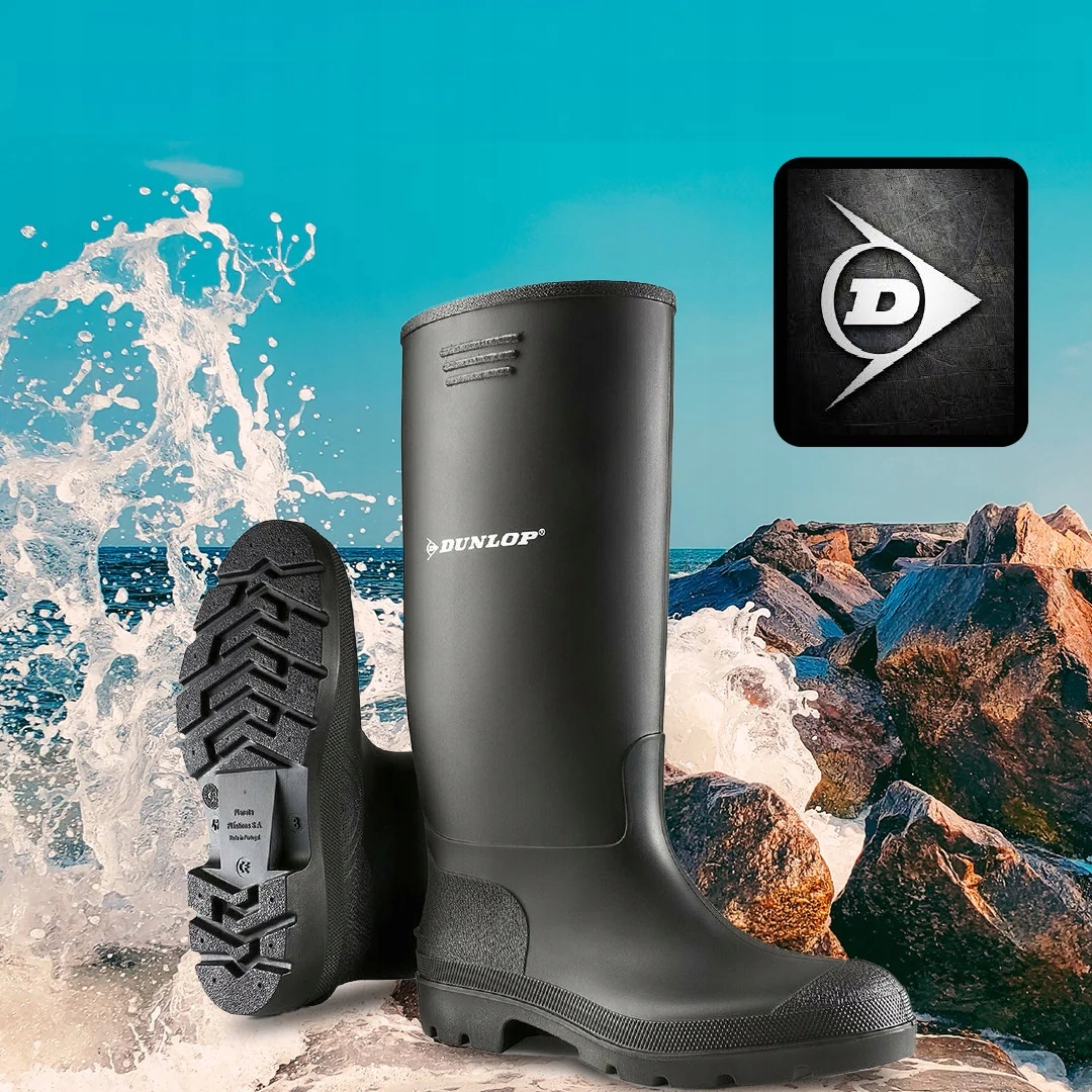 GUMOWCE KALOSZE DUNLOP PRICEMASTOR SOLIDNE GUMIAKI Marka Dunlop