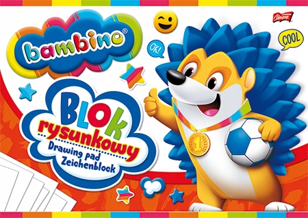 

Blok Rysunkowy A4 20K Biały Bambino