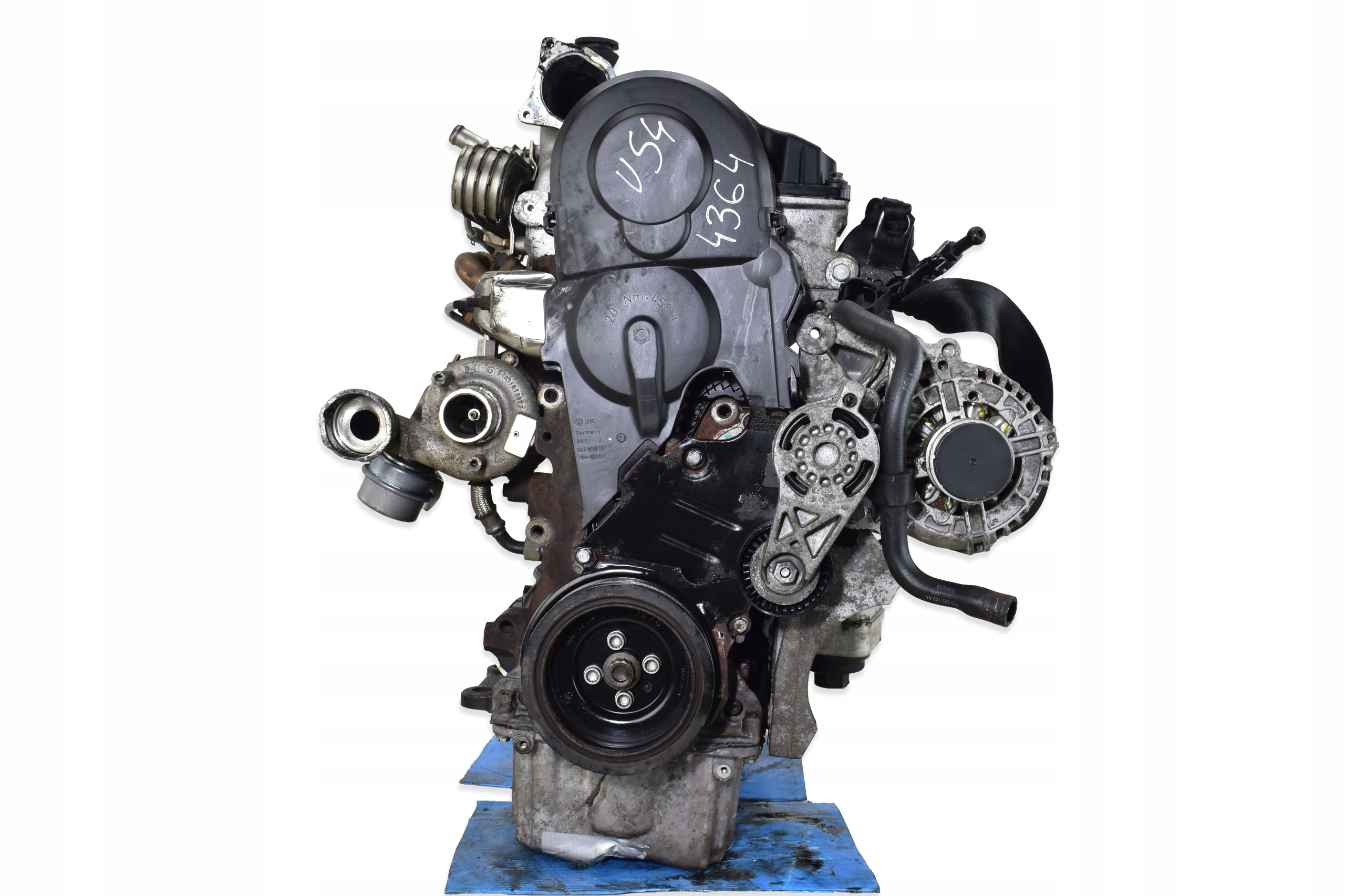 engine GOLF V PASSAT B6 SUPERB II TOURAN ALTEA 1.9TDI 105KM BKC @KOMPRESJA@