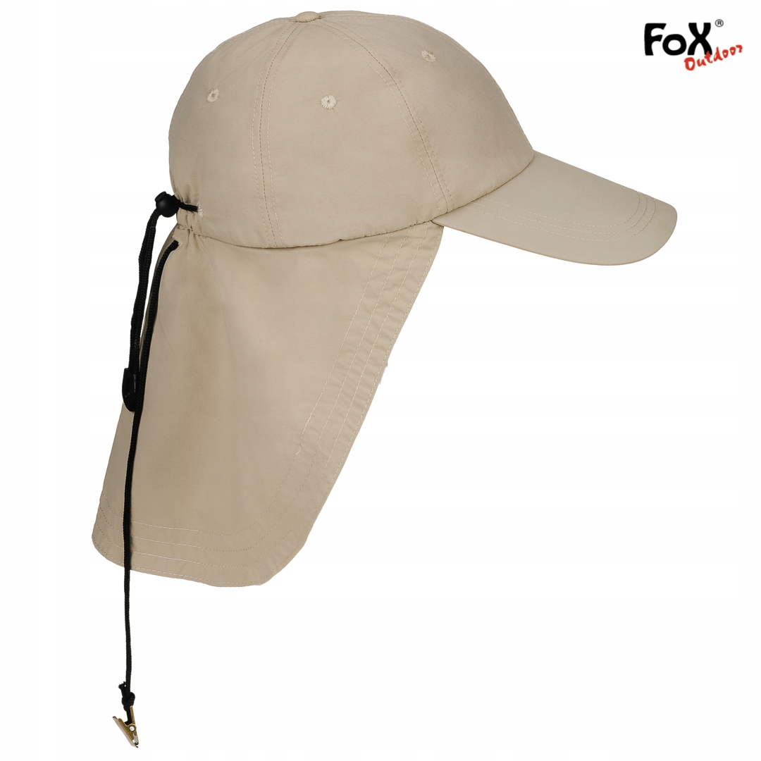 Pustynna CZAPKA SAHARA z NAKARCZKIEM - KHAKI Model Czapka Pustynna z Nakarczkiem SAHARA