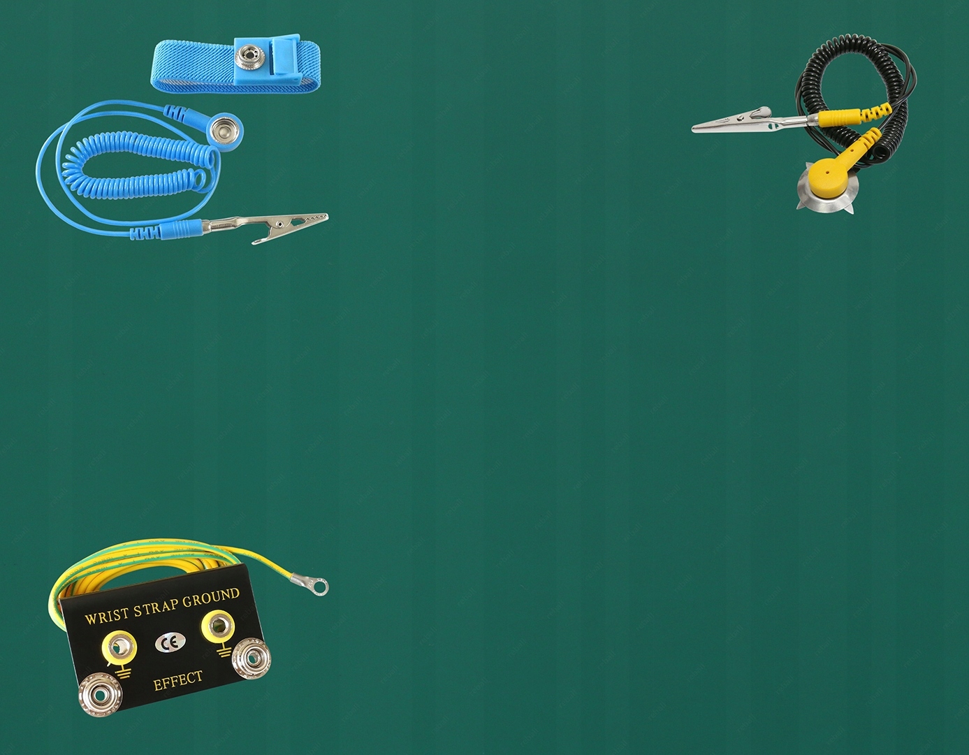 MATA ESD 80x120cm 2mm OPASKA PRZEWÓD KLIPS GL1