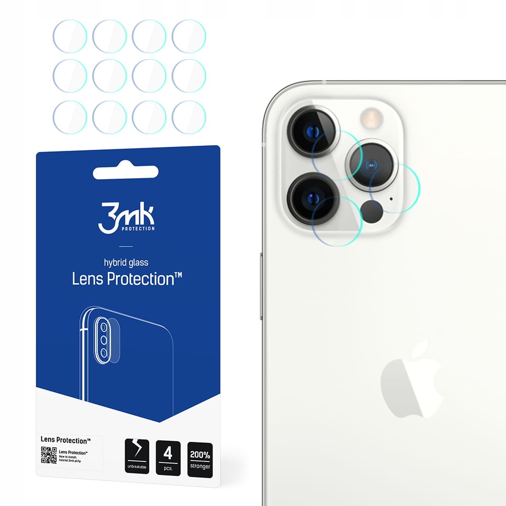 

Szkło hybrydowe na aparat do iPhone 12 Pro Max 3mk