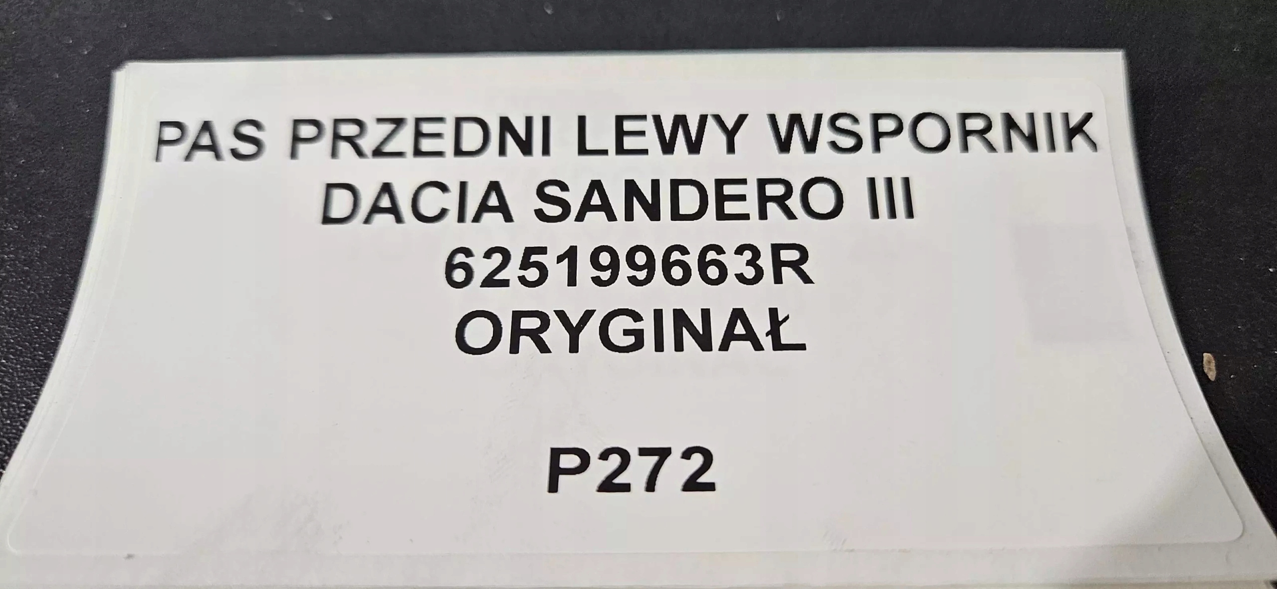 support panel for radiators left console DACIA SANDERO III ORYG