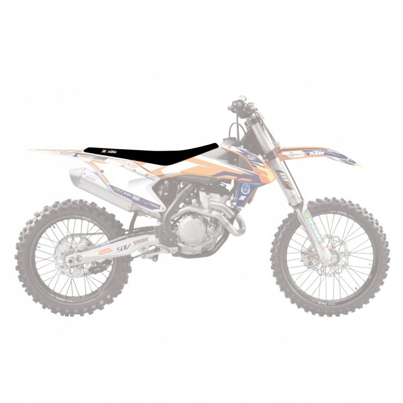Poťah Poťah Na Sedadlo Ktm Sx 85 25 Zebra Farba Oranžová
