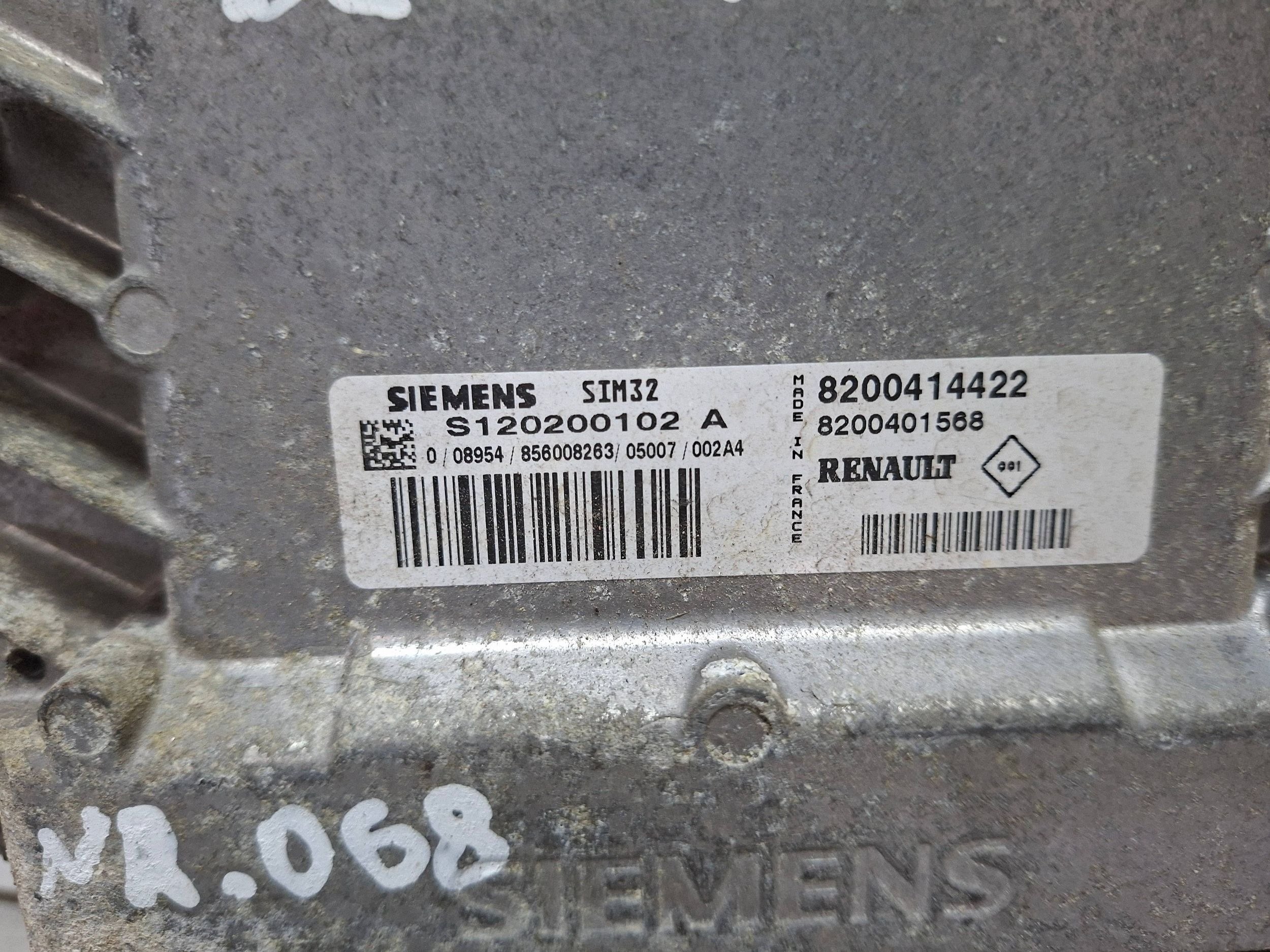 computer S120200102A 8200414422 8200401568 RENAULT CLIO III MODUS 1.2 e