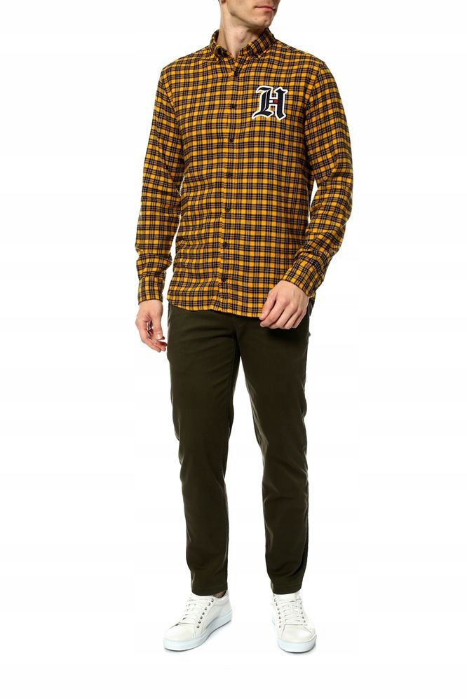 Tommy Hilfiger Tmavě Zelené Kalhoty Z Bavlna (35)