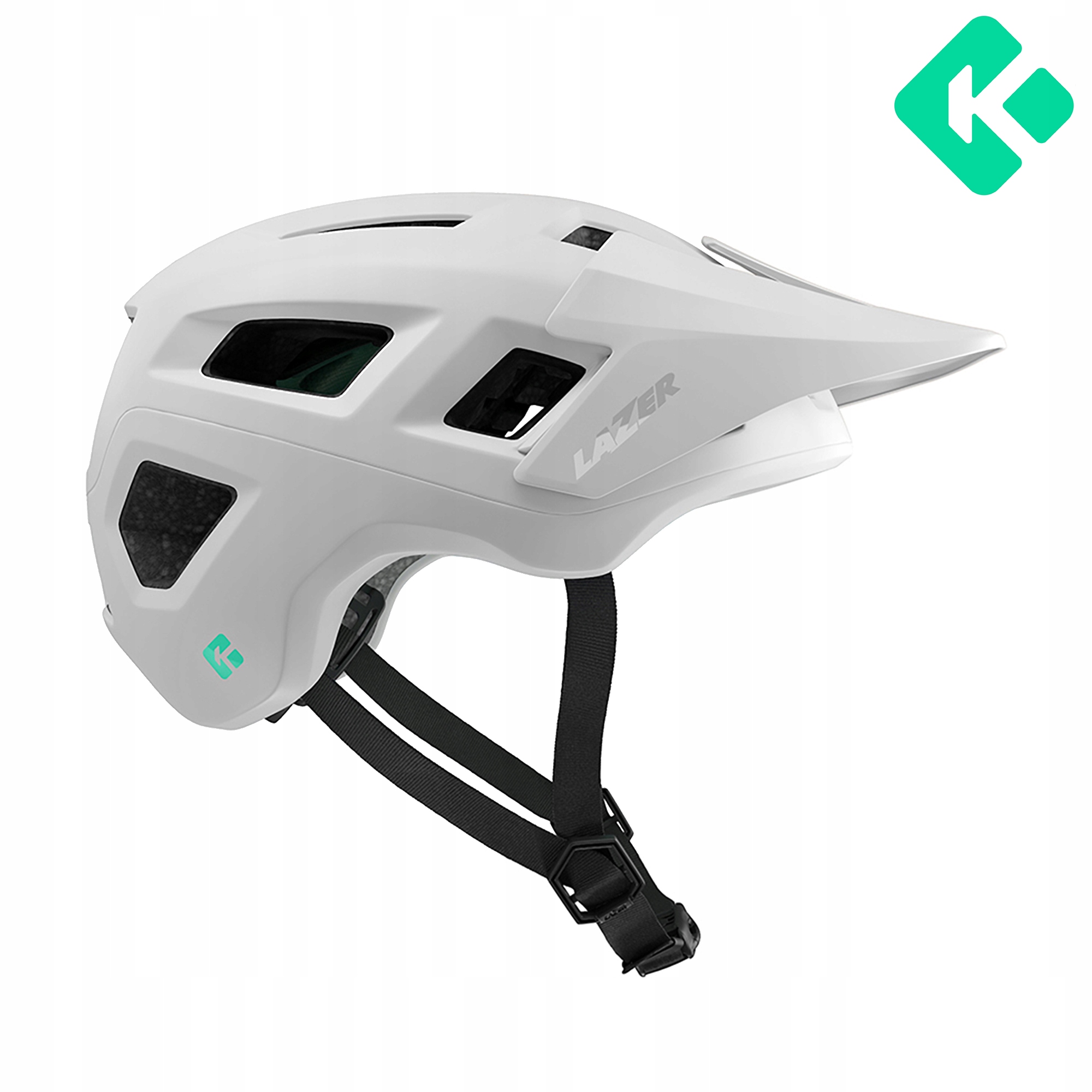 Cyklistická přilba Lazer Coyote KinetiCore Mtb Matte Full White L