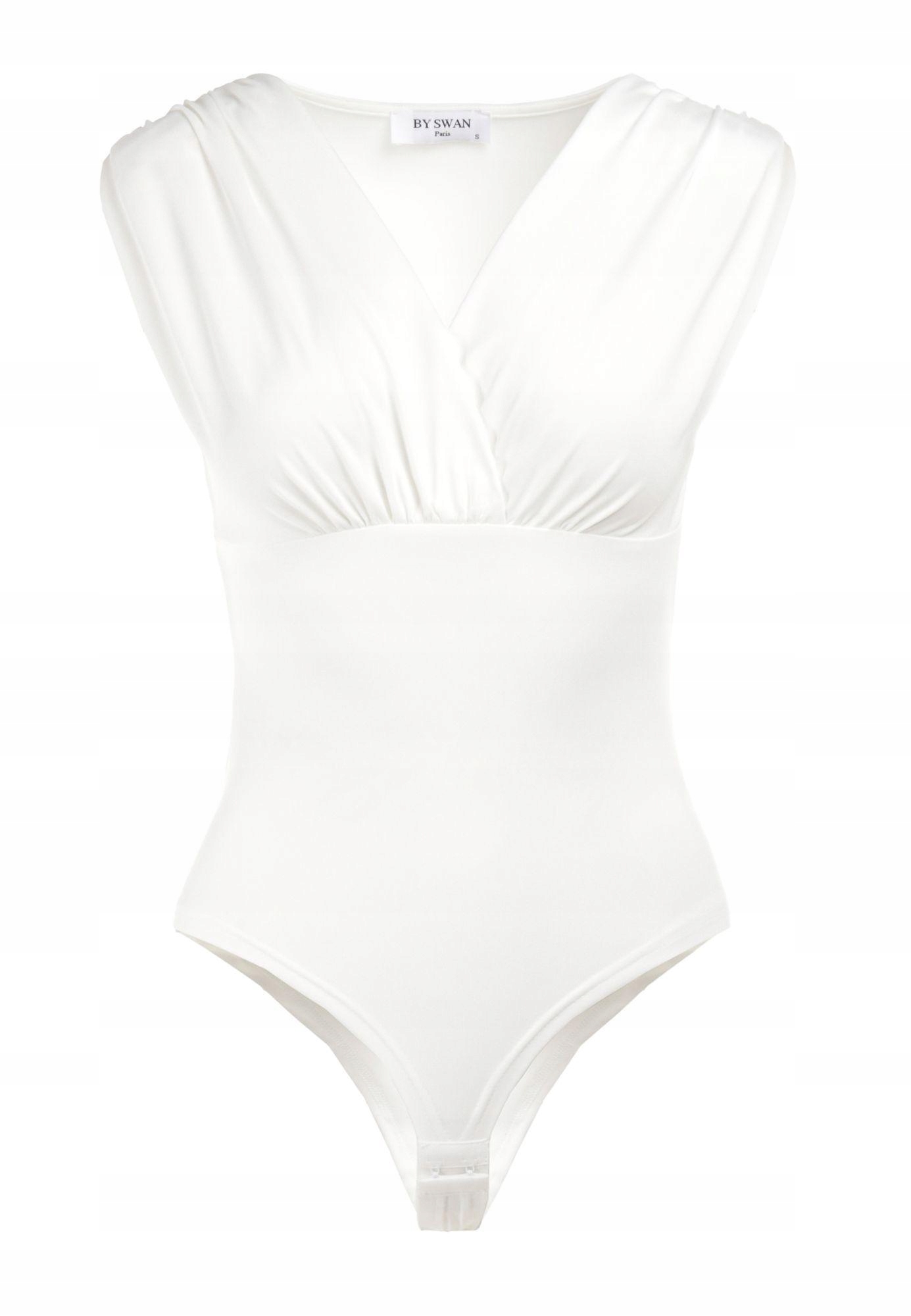 

Born2Be Białe Body damskie S Dzianina