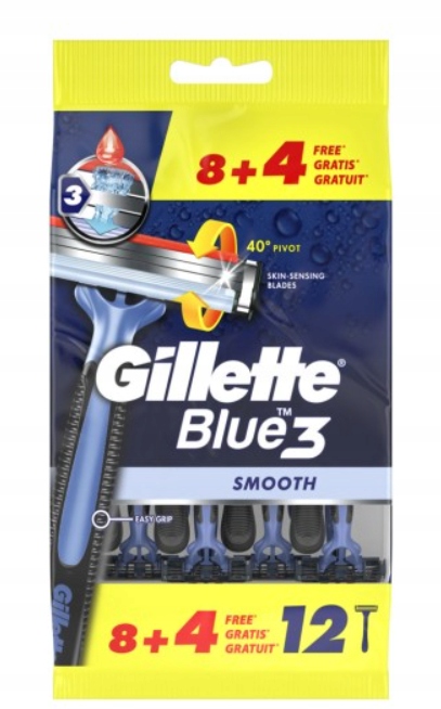 

Jednorazowa maszynka Gillette Blue3 24 sztuki
