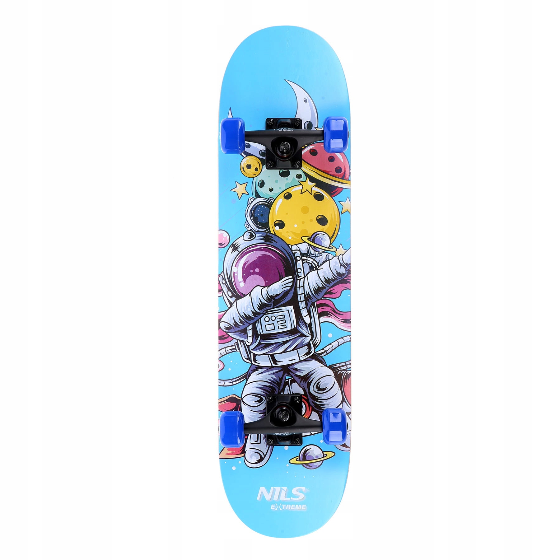 Deskorolka 78x20cm Gravity Nils Extreme CR3108SA ABEC7 Skateboard Drewniana