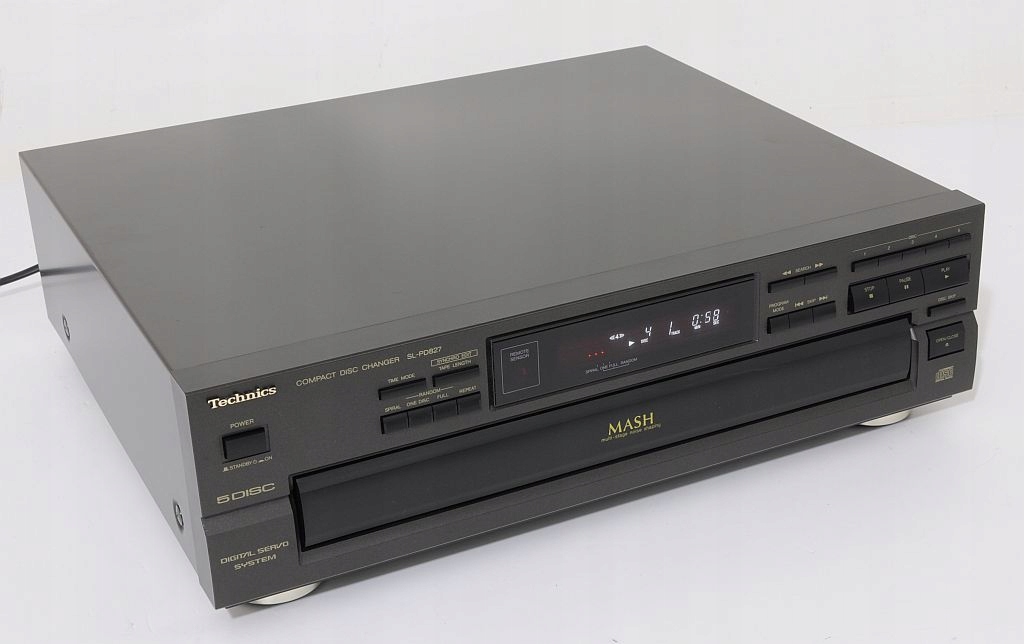 TECHNICS SL-PD827 ODTWARZACZ NA 5 CD ZMIENIARKA Rodzaj wielopłytowy