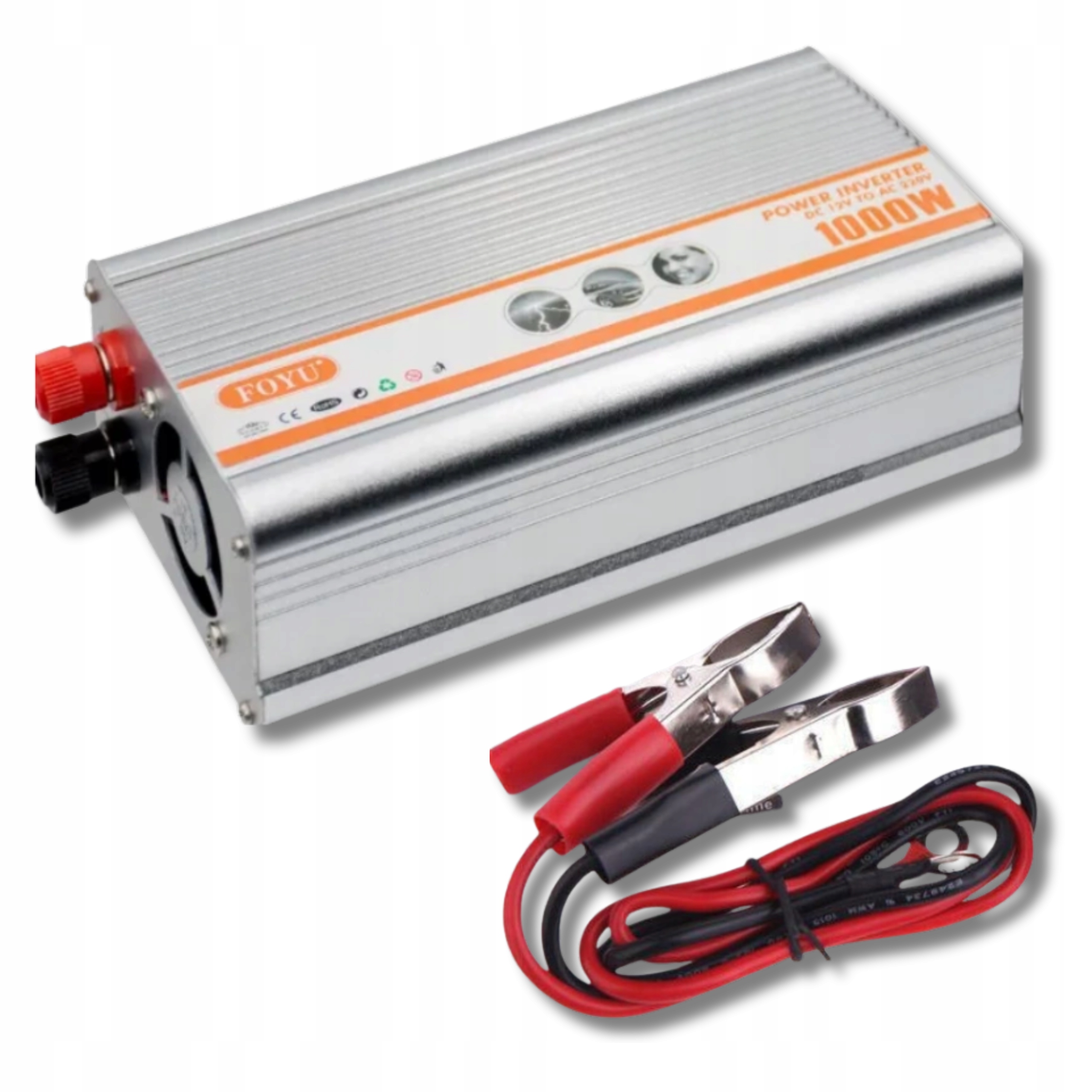 Automobilová Měnič Napětí s napětím 1000 W do auta s Usb portem