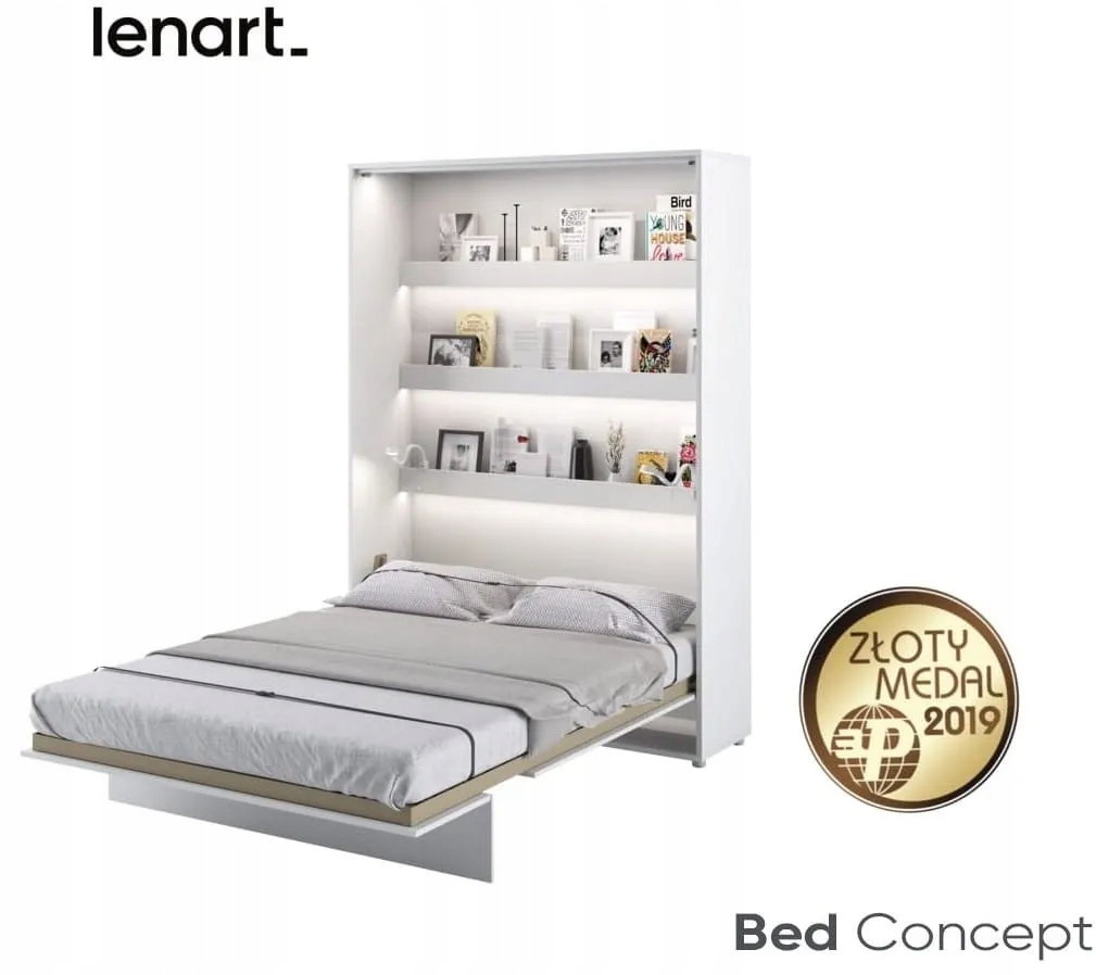 

Półkotapczan Bed Concept BC-01 140X200 Biały