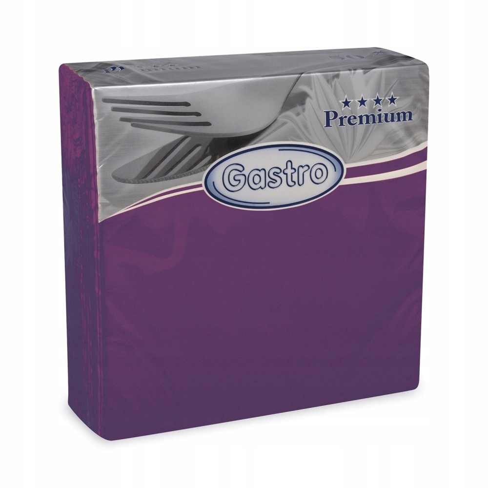 

Serwetki Flizelinowe Premium Fioletowe 40x40cm 50x