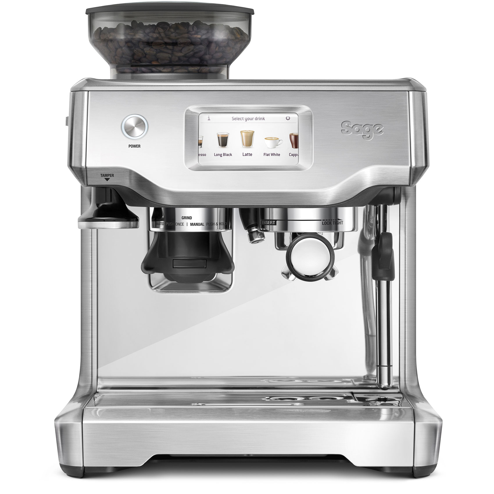 Ekspres kolbowy Sage The Barista Touch SES880 srebrny/szary