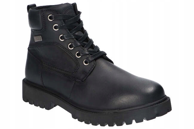 Kožené zimní boty American Club CY96/23 vel. 38 černé