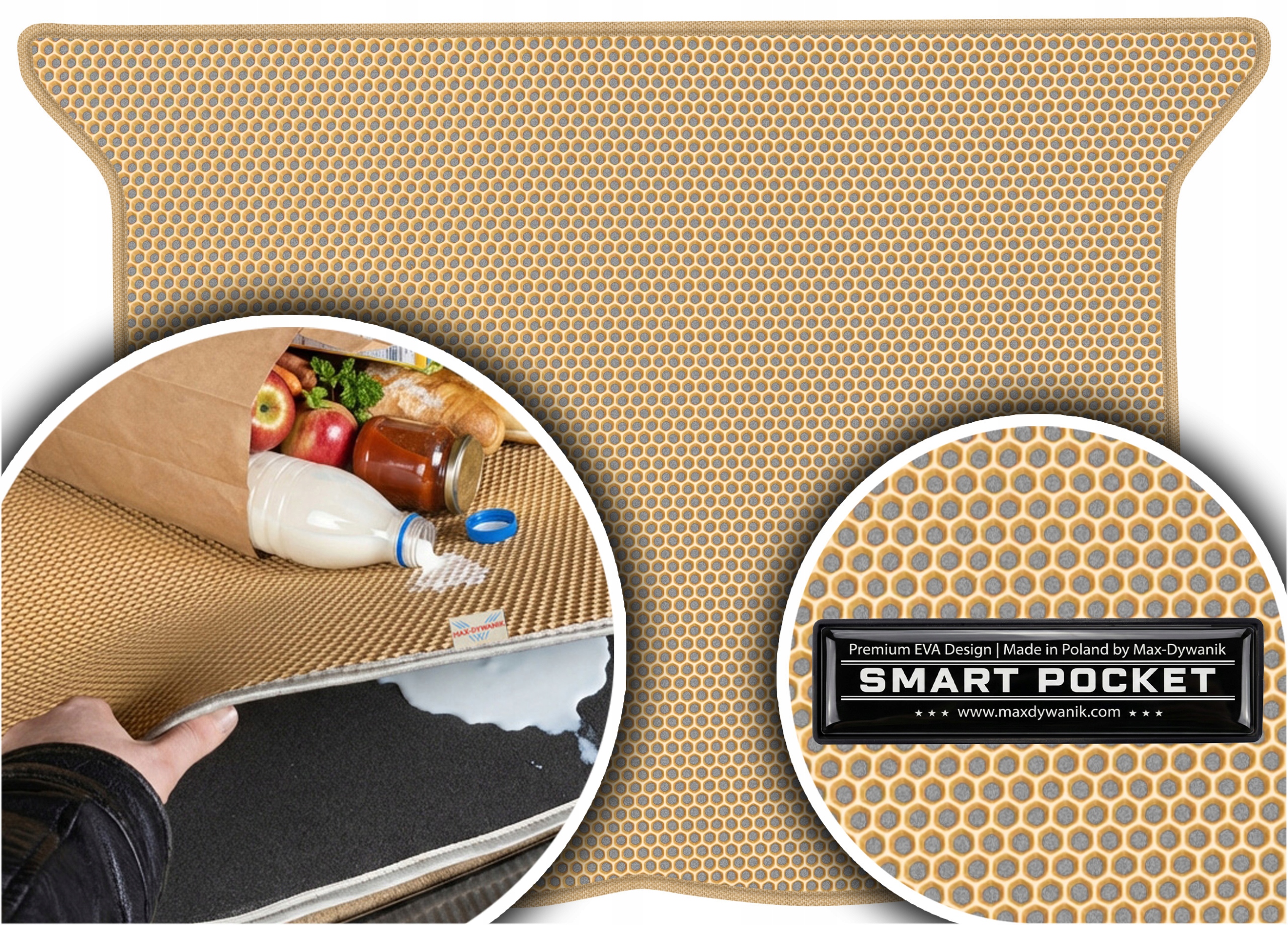 Citroen Xsara Picasso 2008-2012 Vložka do kufru Eva Smart Pocket Béžová