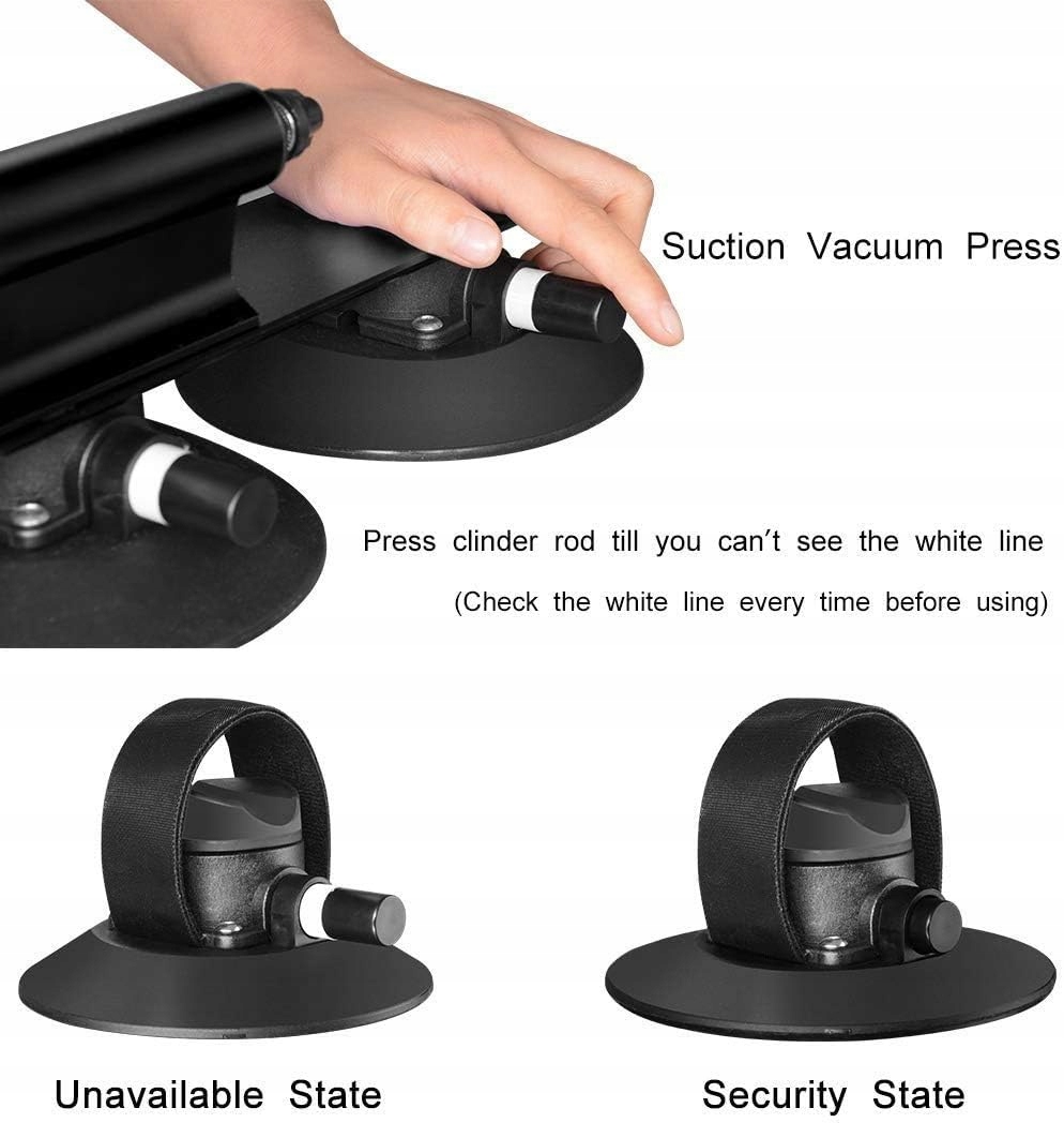 ROCKBROS Bagażnik Rowerowy z Przyssawkami na Dach Czerwony, na 3 Rowery Kod producenta XP1003RD