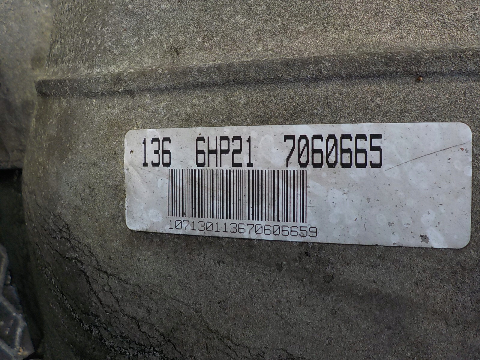 BMW E60 CAMBIO 6HP-21 7576183