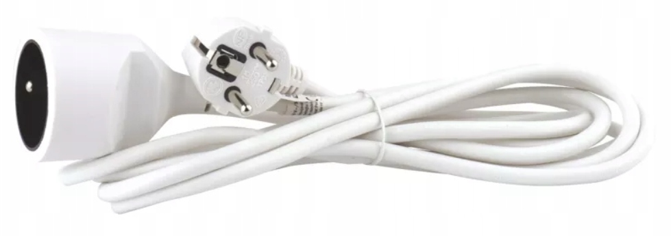 SOLIDNY I WYTRZYMAŁY PRZEDŁUŻACZ 5M 1 GNIAZDKO PRO