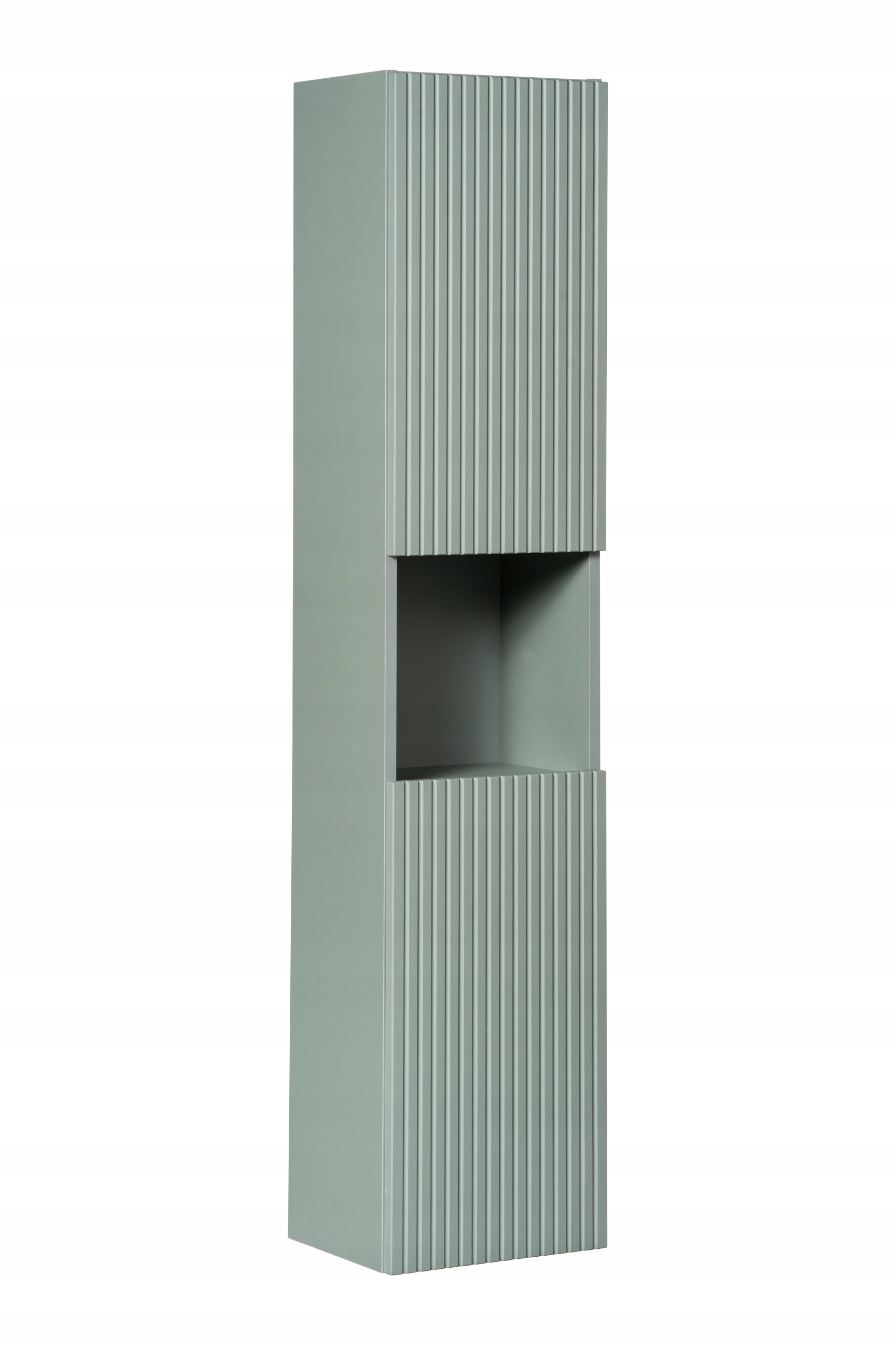 Słupek łazienkowy wiszący szafka łazienkowa wisząca wysoka 140 cm zielona