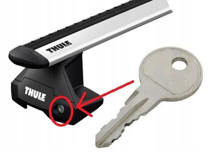 

Klucz Thule kluczyk do bagażnika Thule N151