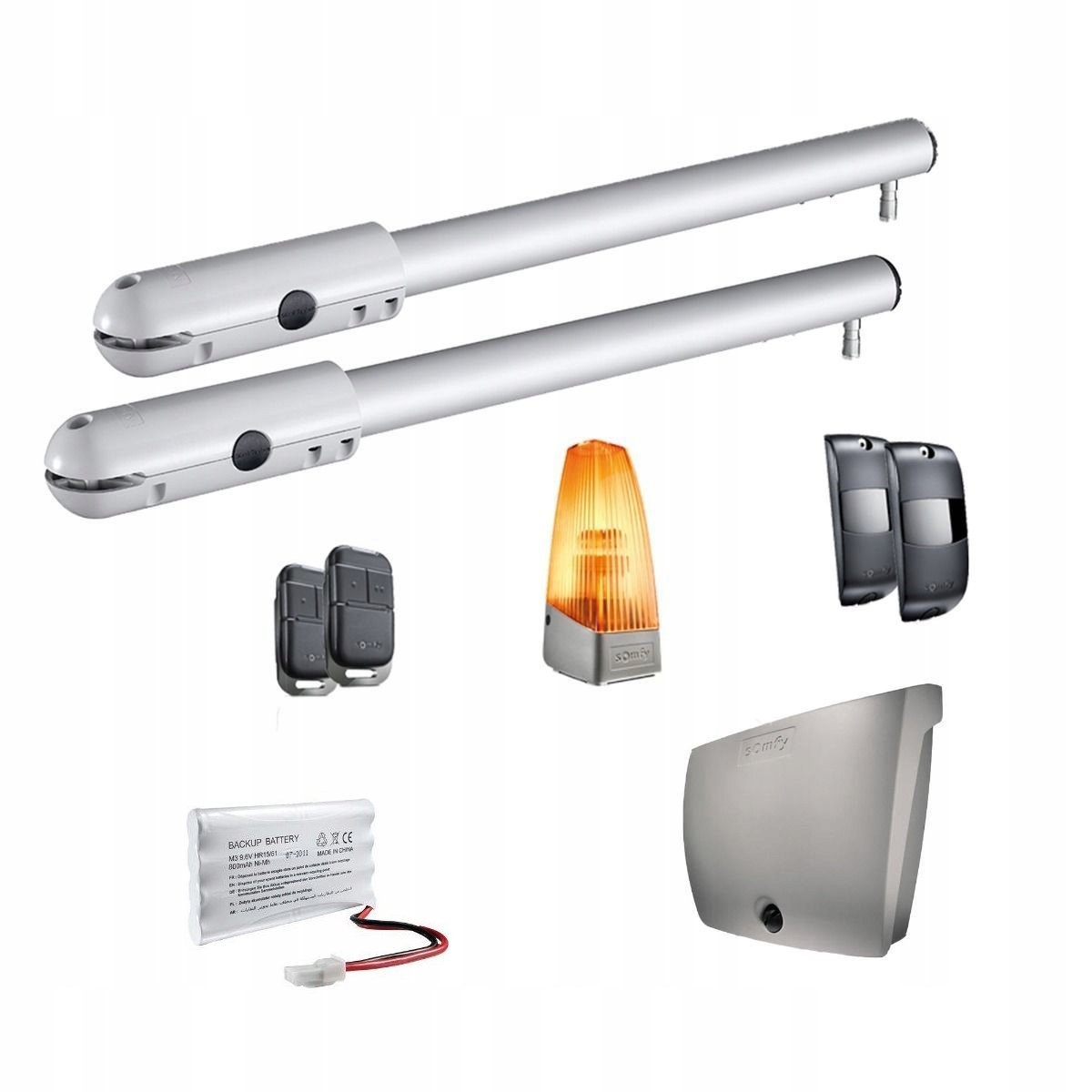 Somfy napęd bramy dwuskrzydłowej Sgs Essential 2x pilot fotokomórka