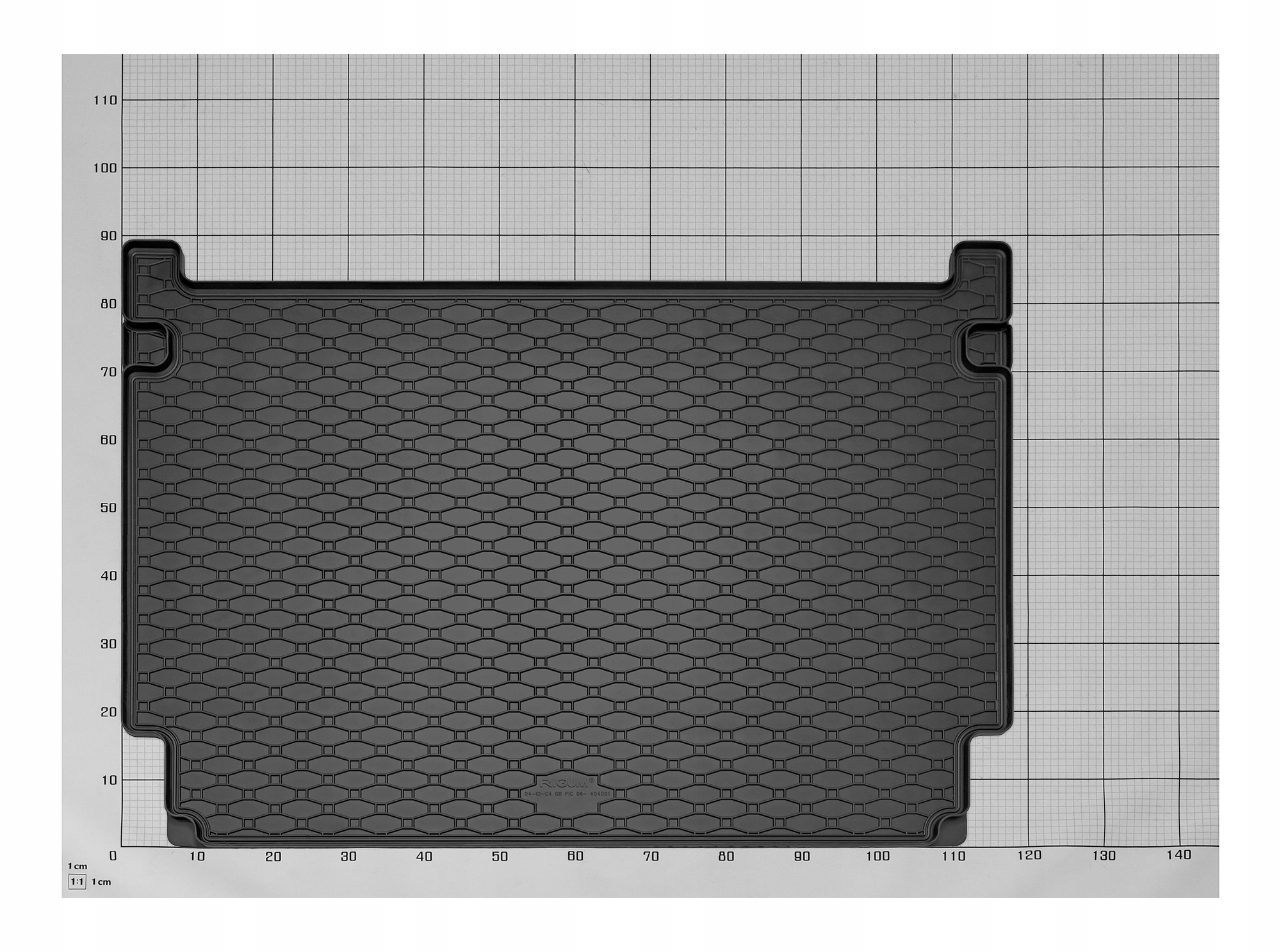 Zestaw dywaników do Citroen C4 Grand Picasso od 2006 do 2013 - dywaniki Materiał guma