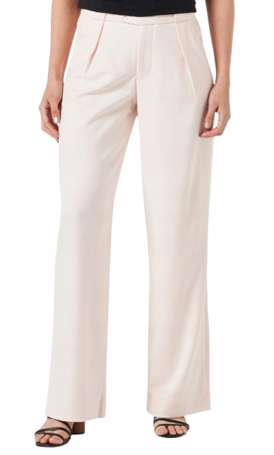 Bugatti Elegantní Kalhoty V Krémové Barvě, Jednoduché, Velikost 44 J5B