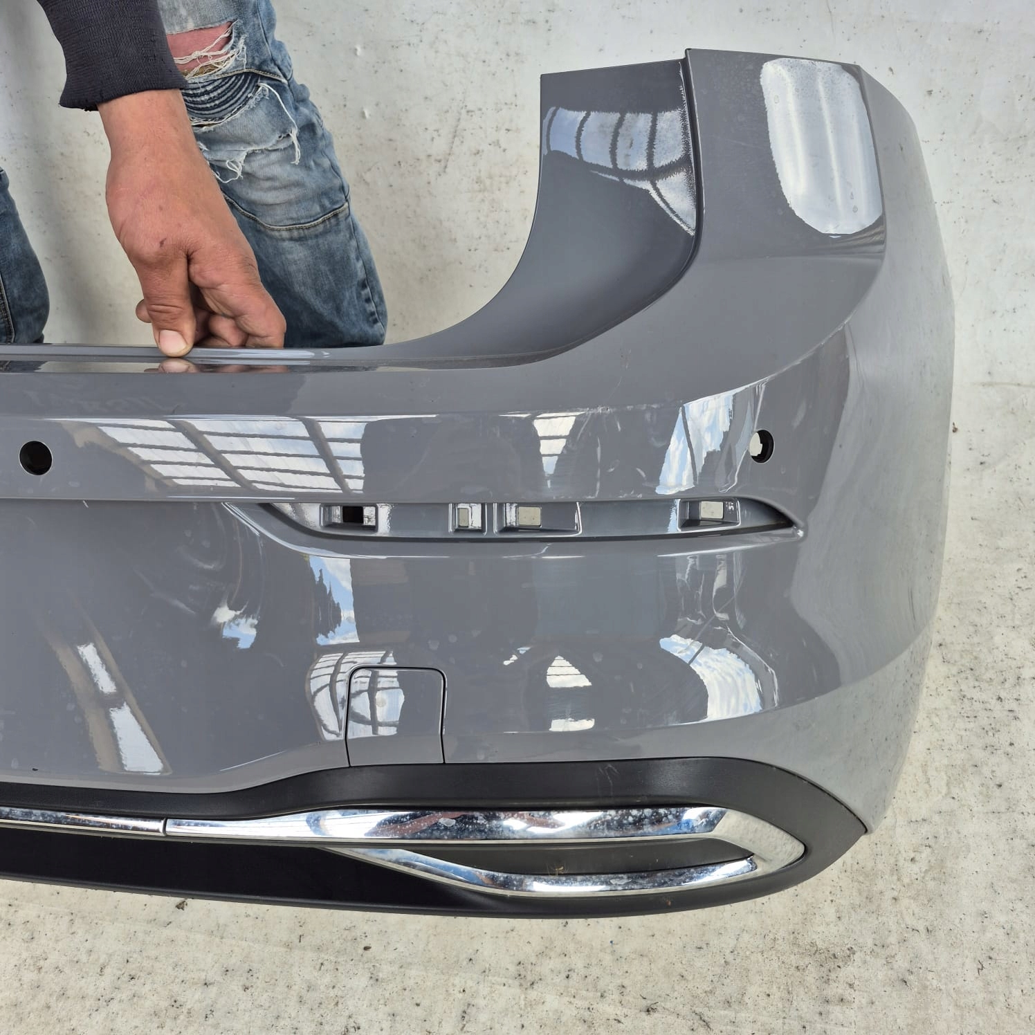 VW GOLF VIII 8 HB 19- bumper rear part rear PDC