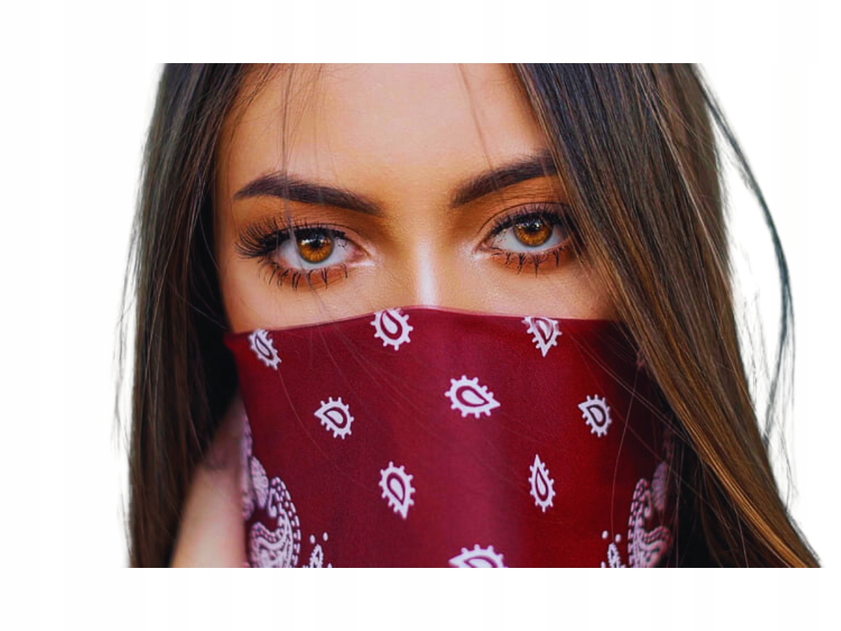 BANDANA CHUSTA NA GŁOWĘ OPASKA BAWEŁNA Model BANDANA CHUSTA NA GŁOWĘ OPASKA WIELE KOLORÓW WYBÓR