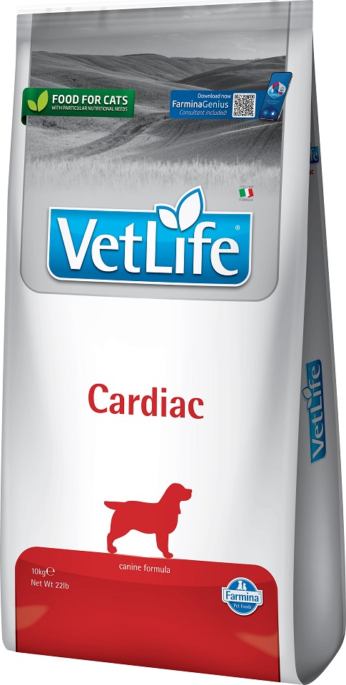 Levně Farmina Vet Life Dog Cardiac krmivo pro psy se srdečními problémy 10 kg