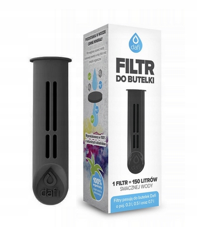 

Filtr do butelki Dafi 1szt Czarny