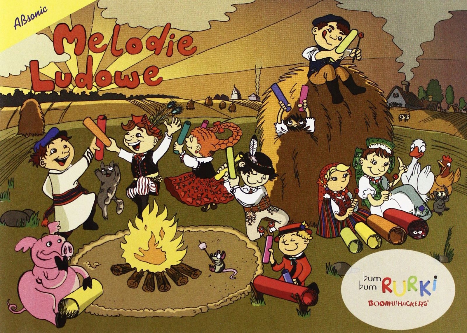 MELODIE LUDOWE - Bum bum Rurki (KSIĄŻKA)